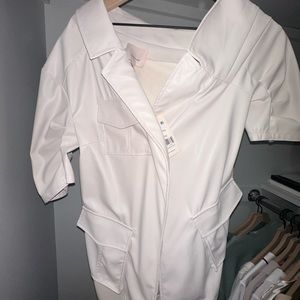 Cinq á sept leather coat